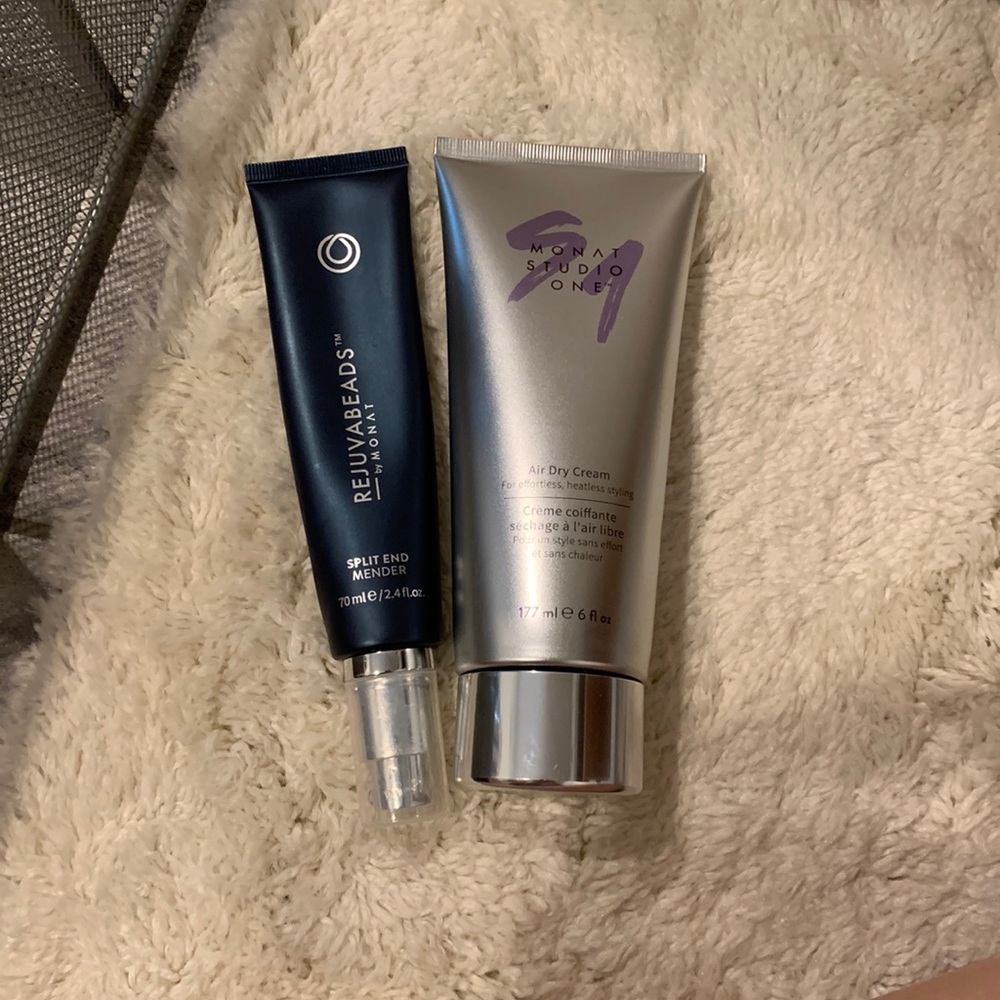 Monat rejuvabead split end mender & air dry cream